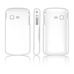 CUSTODIA BACK RIGIDA per SAMSUNG B5330 GALAXY CHAT COLORE BIANCO