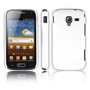 CUSTODIA BACK RIGIDA per SAMSUNG I8160 GALAXY ACE 2 COLORE BIANCO