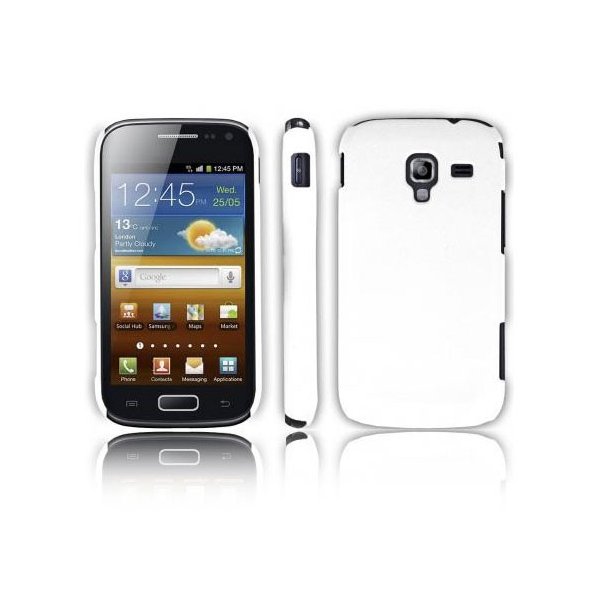 CUSTODIA BACK RIGIDA per SAMSUNG I8160 GALAXY ACE 2 COLORE BIANCO