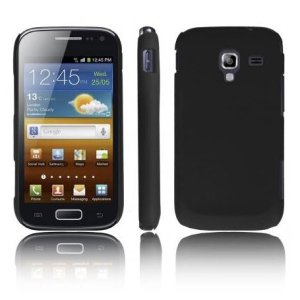 CUSTODIA BACK RIGIDA per SAMSUNG I8160 GALAXY ACE 2 COLORE NERO