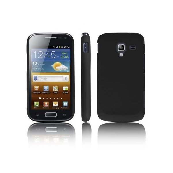 CUSTODIA BACK RIGIDA per SAMSUNG I8160 GALAXY ACE 2 COLORE NERO