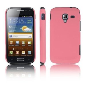 CUSTODIA BACK RIGIDA per SAMSUNG I8160 GALAXY ACE 2 COLORE ROSA