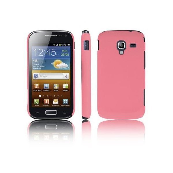 CUSTODIA BACK RIGIDA per SAMSUNG I8160 GALAXY ACE 2 COLORE ROSA