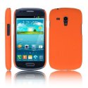 CUSTODIA BACK RIGIDA per SAMSUNG I8190 GALAXY S3 MINI, I8200 GALAXY S3 MINI VE COLORE ARANCIONE