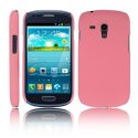 CUSTODIA BACK RIGIDA per SAMSUNG I8190 GALAXY S3 MINI, I8200 GALAXY S3 MINI VE COLORE ROSA