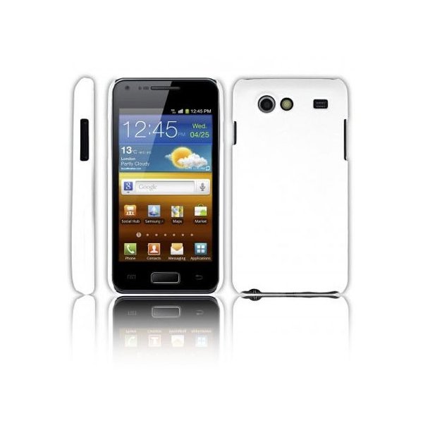 CUSTODIA BACK RIGIDA per SAMSUNG I9070 GALAXY ADVANCE S COLORE BIANCO