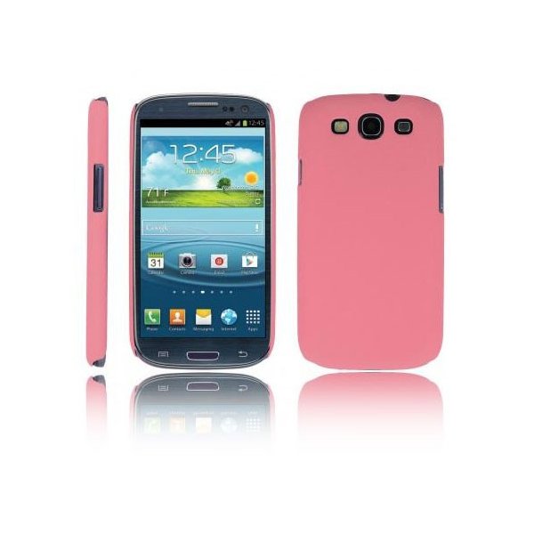 CUSTODIA BACK RIGIDA per SAMSUNG I9300 GALAXY S3, I9300i GALAXY S3 NEO COLORE ROSA