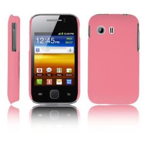 CUSTODIA BACK RIGIDA per SAMSUNG S5360 GALAXY Y, S5369 GALAXY Y COLORE ROSA