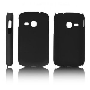 CUSTODIA BACK RIGIDA per SAMSUNG S6310 GALAXY YOUNG, S6312 GALAXY YOUNG DUOS COLORE NERO