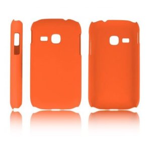 CUSTODIA BACK RIGIDA per SAMSUNG S6310 GALAXY YOUNG, S6312 GALAXY YOUNG DUOS COLORE ARANCIONE