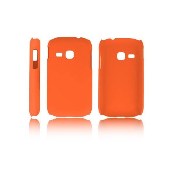 CUSTODIA BACK RIGIDA per SAMSUNG S6310 GALAXY YOUNG, S6312 GALAXY YOUNG DUOS COLORE ARANCIONE