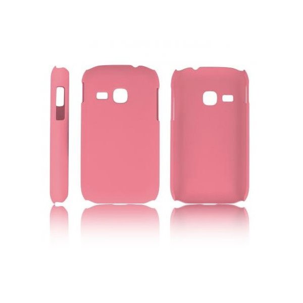 CUSTODIA BACK RIGIDA per SAMSUNG S6310 GALAXY YOUNG, S6312 GALAXY YOUNG DUOS COLORE ROSA