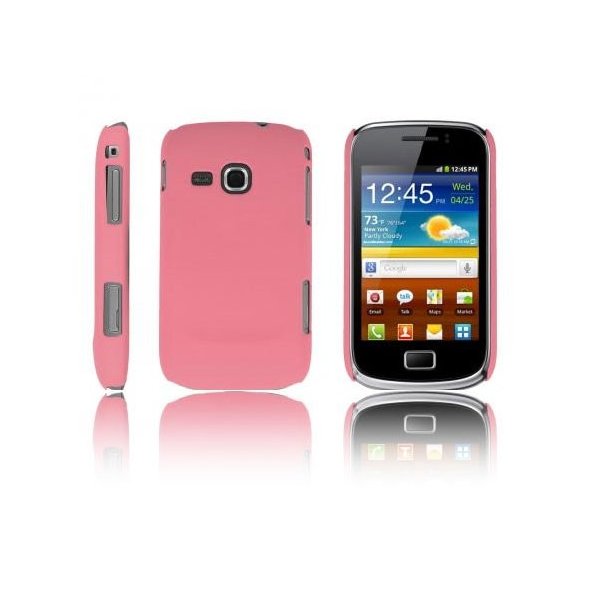 CUSTODIA BACK RIGIDA per SAMSUNG S6500 GALAXY MINI 2 COLORE ROSA