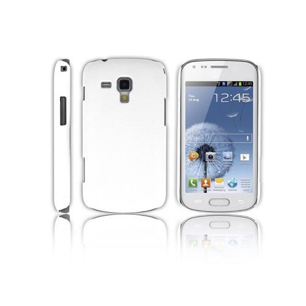 CUSTODIA BACK RIGIDA per SAMSUNG S7562 GALAXY S DUOS, S7560 GALAXY TREND, S7580 COLORE BIANCO