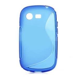 CUSTODIA GEL TPU SILICONE DOUBLE per SAMSUNG S5280 GALAXY STAR, S5282 COLORE BLU