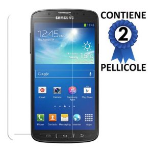 PELLICOLA PROTEGGI DISPLAY SAMSUNG I9295 GALAXY S4 ACTIVE CONFEZIONE 2 PEZZI