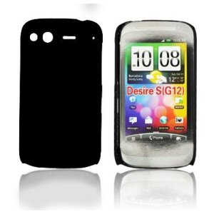 CUSTODIA BACK RIGIDA per HTC DESIRE S, G12 COLORE NERO