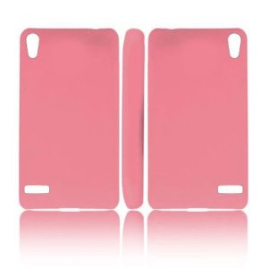 CUSTODIA BACK RIGIDA per HUAWEI ASCEND P6 COLORE ROSA