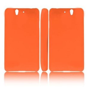 CUSTODIA BACK RIGIDA per SONY XPERIA Z, LT36I, L36H, C6603 COLORE ARANCIONE