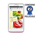 PELLICOLA PROTEGGI DISPLAY ALCATEL ONE TOUCH 8000, 8000D, 8000E SCRIBE EASY CONFEZIONE 2 PEZZI