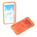 CUSTODIA GEL TPU SILICONE FLIP BOOK per LG OPTIMUS L5 II, E460 COLORE ARANCIONE