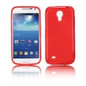 CUSTODIA GEL TPU SILICONE LUCIDA per SAMSUNG I9190 GALAXY S4 MINI, I9192, I9195 COLORE ROSSO