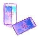 CUSTODIA GEL TPU SILICONE FLIP BOOK per SONY XPERIA E, C1504, C1505, C1604, C1605 COLORE VIOLA