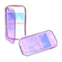 CUSTODIA GEL TPU SILICONE FLIP BOOK per SAMSUNG S6310 GALAXY YOUNG, S6312 GALAXY YOUNG DUOS COLORE VIOLA