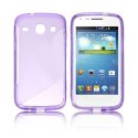 CUSTODIA GEL TPU SILICONE per SAMSUNG I8260 GALAXY CORE, I8262 COLORE VIOLA