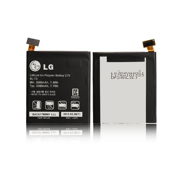 BATTERIA ORIGINALE LG BL-T3 per P895 OPTIMUS VU, F100S 2080 mAh LI-ION BULK