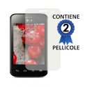 PELLICOLA PROTEGGI DISPLAY LG OPTIMUS L3 II DUAL, E435 CONFEZIONE 2 PEZZI