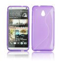 CUSTODIA GEL TPU SILICONE DOUBLE per HTC ONE MINI, M4 COLORE VIOLA