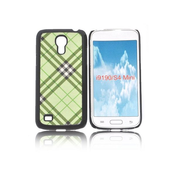 CUSTODIA BACK RIGIDA per SAMSUNG I9190 GALAXY S4 MINI, I9192, I9195 FANTASIA SCOZZESE COLORE VERDE