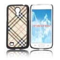 CUSTODIA BACK RIGIDA per SAMSUNG I9190 GALAXY S4 MINI, I9192, I9195 FANTASIA SCOZZESE COLORE BEIGE