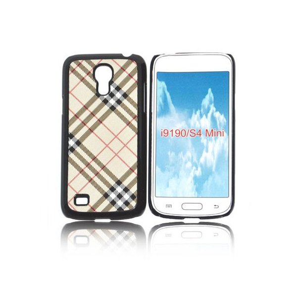 CUSTODIA BACK RIGIDA per SAMSUNG I9190 GALAXY S4 MINI, I9192, I9195 FANTASIA SCOZZESE COLORE BEIGE