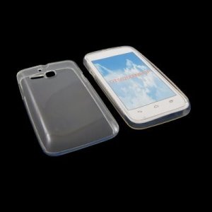 CUSTODIA GEL TPU SILICONE per ALCATEL ONE TOUCH M'POP 5020D COLORE BIANCO