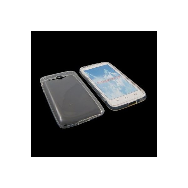 CUSTODIA GEL TPU SILICONE per ALCATEL ONE TOUCH X'POP 5035D COLORE BIANCO