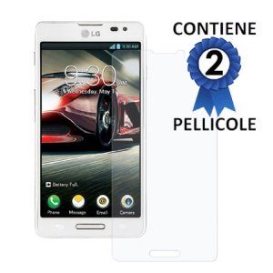 PELLICOLA PROTEGGI DISPLAY LG OPTIMUS F7, US780 CONFEZIONE 2 PEZZI