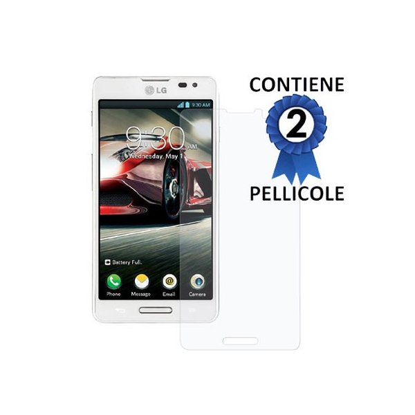 PELLICOLA PROTEGGI DISPLAY LG OPTIMUS F7, US780 CONFEZIONE 2 PEZZI