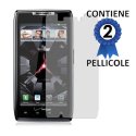 PELLICOLA PROTEGGI DISPLAY MOTOROLA DROID MAXX CONFEZIONE 2 PEZZI