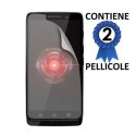 PELLICOLA PROTEGGI DISPLAY MOTOROLA DROID MINI CONFEZIONE 2 PEZZI