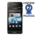 PELLICOLA PROTEGGI DISPLAY SONY XPERIA SX, SO-05D CONFEZIONE 2 PEZZI