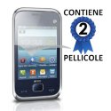 PELLICOLA PROTEGGI DISPLAY SAMSUNG REX 60 C3312R CONFEZIONE 2 PEZZI