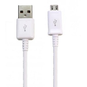 CAVO MICRO USB ORIGINALE SAMSUNG ECB-DU4AWE - LUNGHEZZA 1 MT COLORE BIANCO BULK