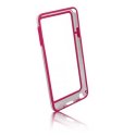 CUSTODIA BUMPER GEL TPU SILICONE SEMI-RIGIDO per SAMSUNG GALAXY NOTE 3, N9000, N9002, N9005 VIOLA-TRASPARENTE-VIOLA