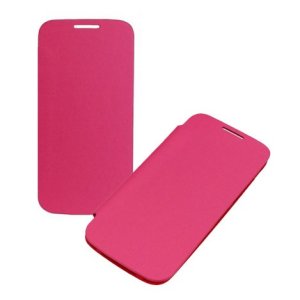 CUSTODIA ORIZZONTALE FLIP COVER per SAMSUNG I9190 GALAXY S4 MINI, I9192, I9195 COLORE ROSA