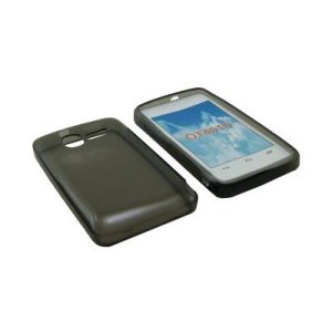 CUSTODIA GEL TPU SILICONE SEMI-RIGIDA per VODAFONE SMART MINI 875, ALCATEL ONE TOUCH T'POP, 4010D, 4010E COLORE NERO