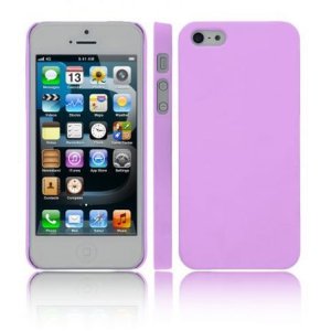 CUSTODIA per APPLE IPHONE SE, IPHONE 5S, IPHONE 5 - BACK RIGIDA COLORE VIOLA