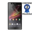 PELLICOLA PROTEGGI DISPLAY SONY XPERIA Z1, C6902, C6903, C6906, C6943, L39H, HONAMI CONFEZIONE 2 PEZZI