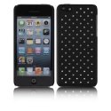 CUSTODIA BACK RIGIDA CON BRILLANTINI per APPLE IPHONE 5c COLORE NERO